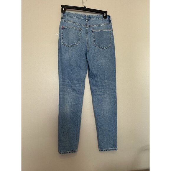 BDG Urban Outfitters Women's Mom High Rise Jeans Size 28 Light Wash Distressed - Picture 3 of 9